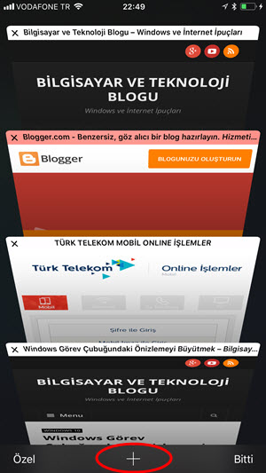 safaride kapatılan internet sayfalarını yeniden açmak