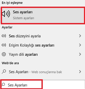 Windows 10 bildirim sesi kapatma