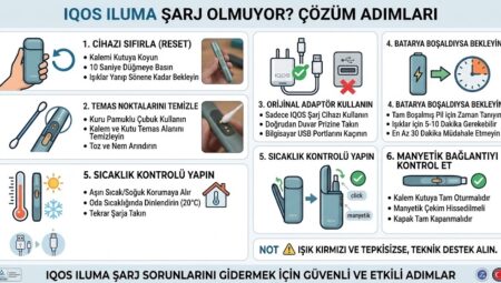 Iqos iluma şarj olmuyor ne yapmalıyım?
