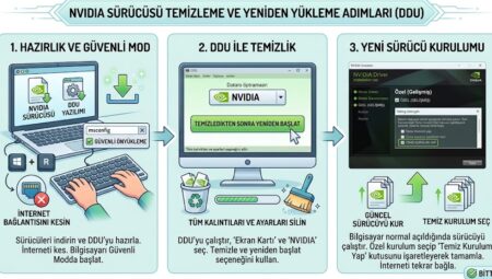NVIDIA Sürücüsünü DDU ile Temizleyip Yeniden Yükleme Adımları