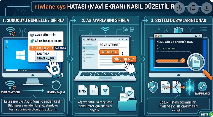 rtwlane sys hatası nasıl düzeltilir