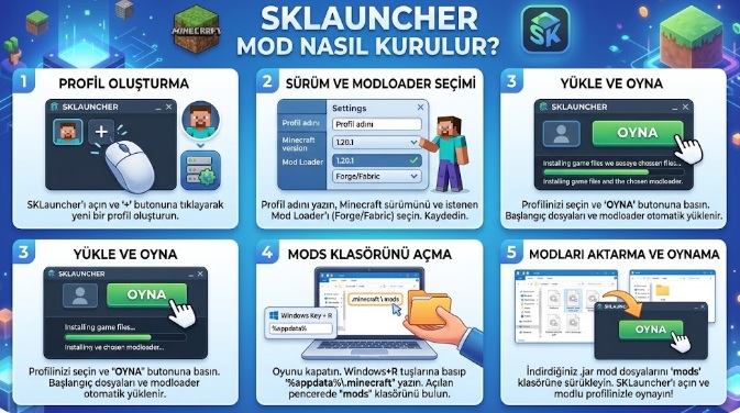 SkLauncher mod nasıl kurulur