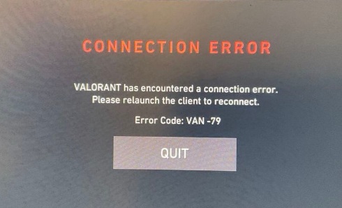 van 79 error